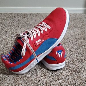 🔥 Puma California PR “Puerto Rico Flag” Sneakers – Men’s Size 9.5 (RARE)‎